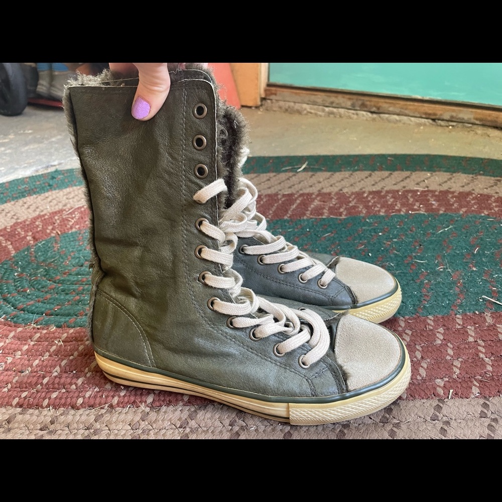 Army Green Converse